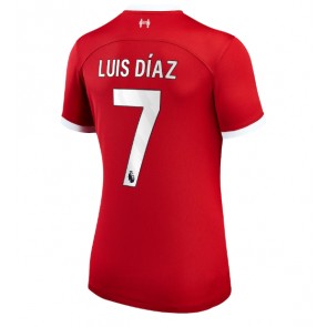Maillot de foot Liverpool Luis Diaz #7 Domicile Femmes 2023-24 Manches Courte